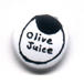 Olive Juice Logo (white) - 1" Button